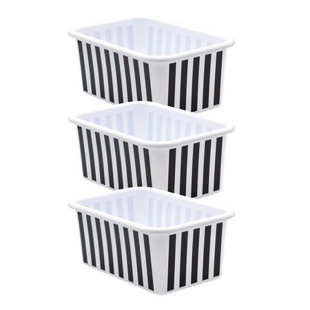 TEACHER CREATED RESOURCES Storage Bin, Plastic, Black TCR20400-3